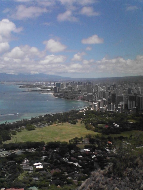 The View from Diamondhead Crater