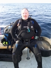 Jeff after Openwater Dive - Shark Diving on the Aquatica, Nov 05, 2006