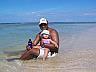 Me and my daughter Carter enjoying some beach time