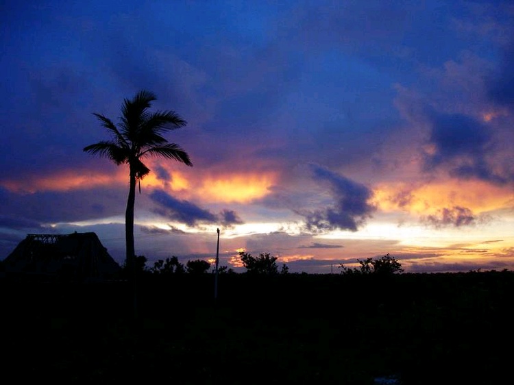 Fire in the sky - the colors are truly stunning in person.