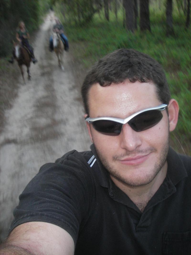 ME OUT RIDING MY HORSE