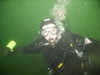 Me in a Dry Suit 101ft Deep in Beaver Lake