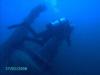 Mike at Conning tower of U-352