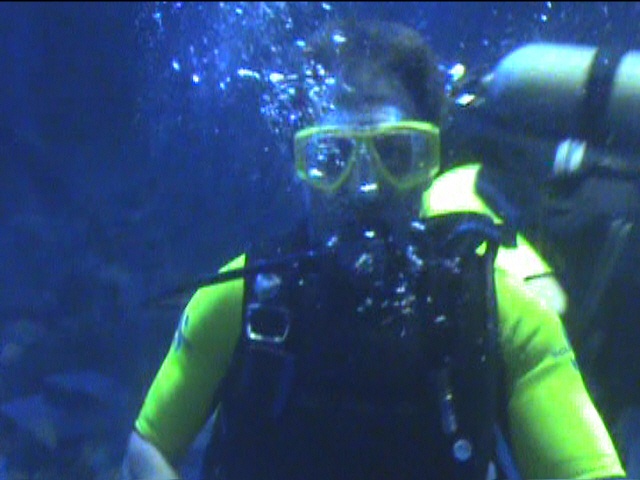 Diving at Epcot