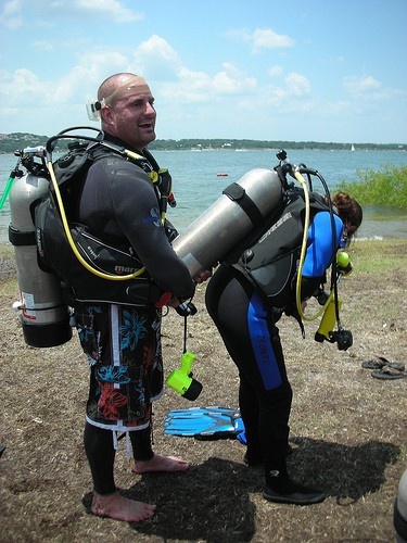 Advanced Class Lake Travis with my Cool Instructor, Greg.  QUIT LAUGHING AT ME!!!  