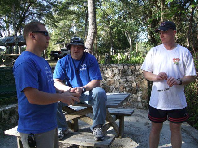 Dive planning at Blue Grotto