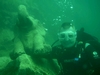 Quarry diving at Blue Springs, Indiana