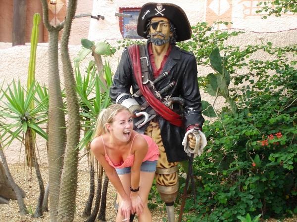 This pirate got his booty! hahaha