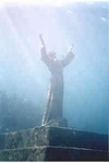 Statue-Christ of the Deep. Key Largo