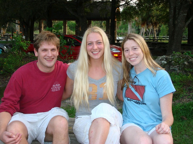 Christian, Tami and Michelle at Devil`s Den.