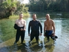 Monty, Brian and Otto ready for a drift dive...