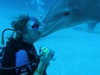 Open Ocean Dolphin Dive-Bahamas 2006  Best kiss I ever got!