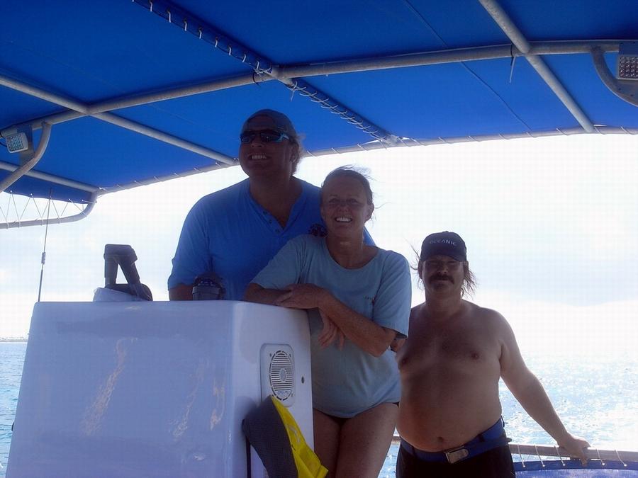 Me with the 7 Mile Mile Diver Divemasters