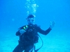 Swimming away from the shark!!!