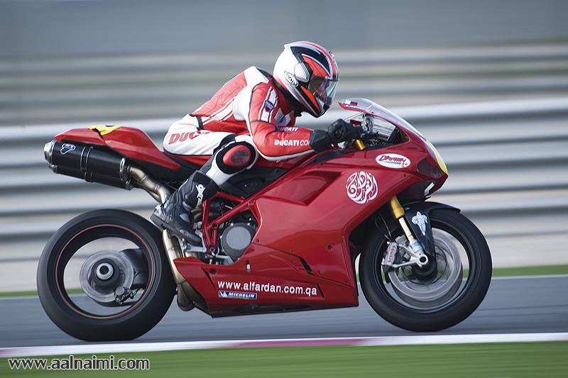 on the 1098s at Losail