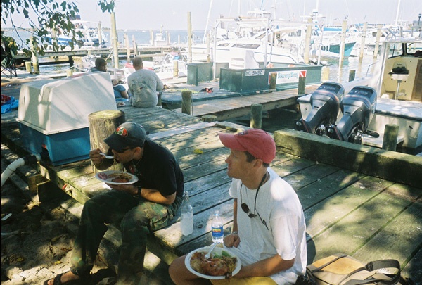 stuffing are faces after the dive