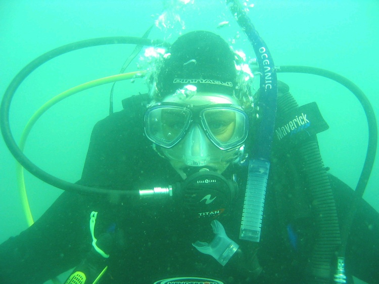 diving in RI