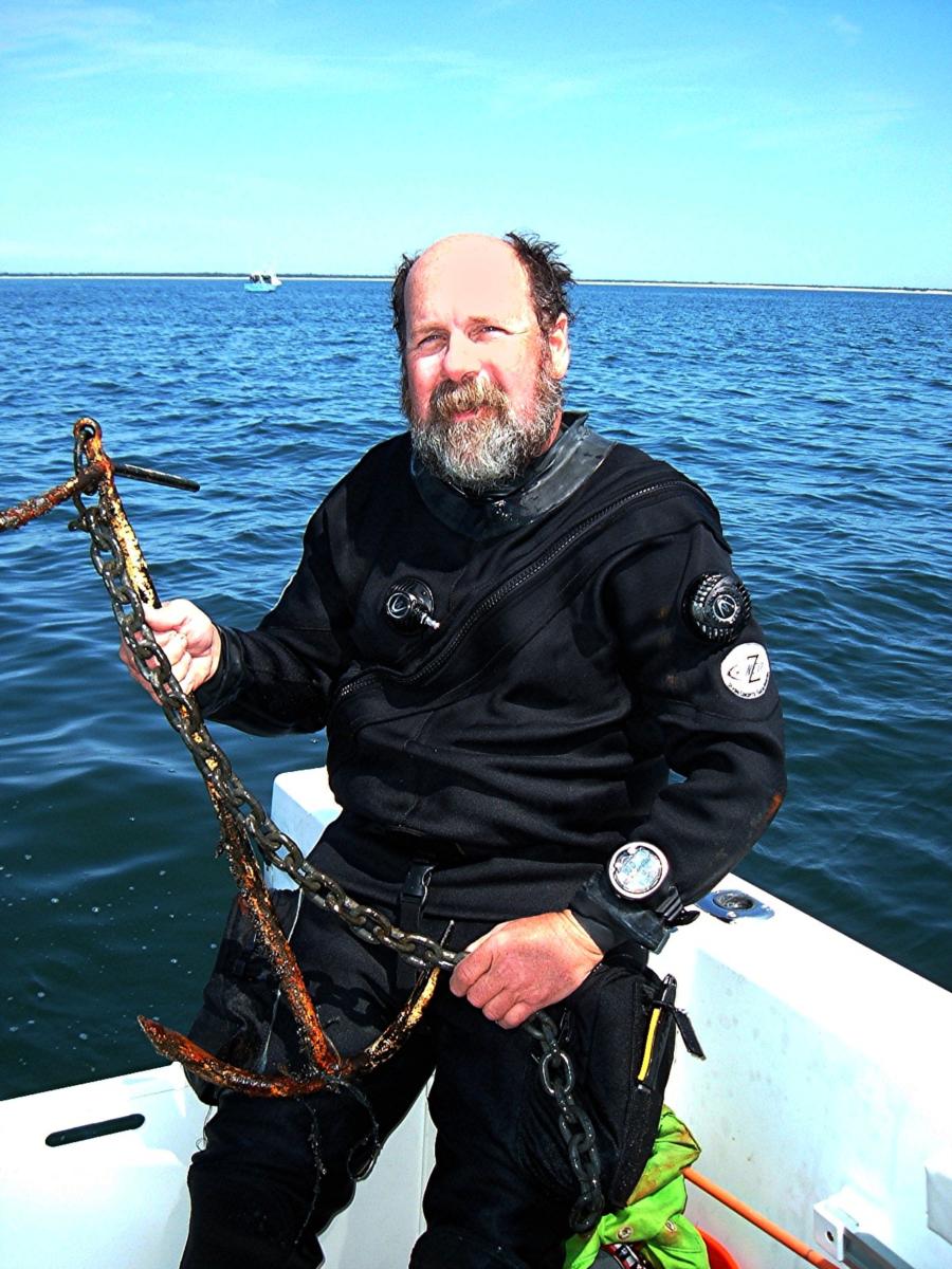 Anchor recovered from St George wreck