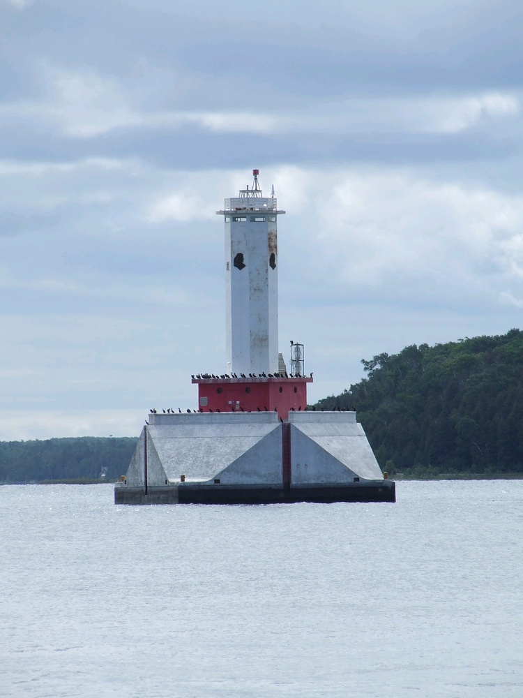 lighthouse in mackinaw island