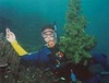 Christmas underwater