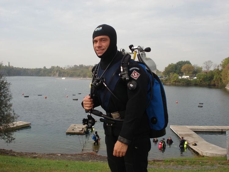 Me In My Dry Suit At Dutch Springs, PA