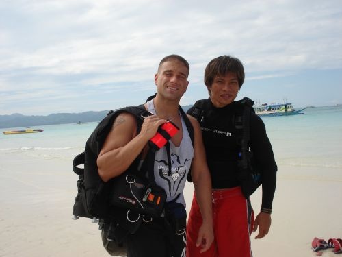 Jeco (My Dive Guide) and I In The Philippines