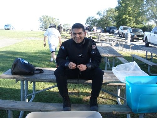 Me In My Dry Suit At Dutch Springs, PA