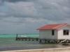 the dock outside my motel, belize