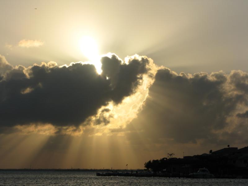 Sunset in CAncun