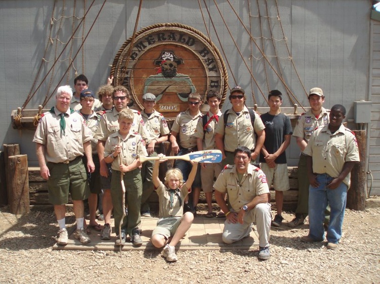 Our troop at Emerald Bay Catalina, 10 new OW and 2 AdvOW divers. 