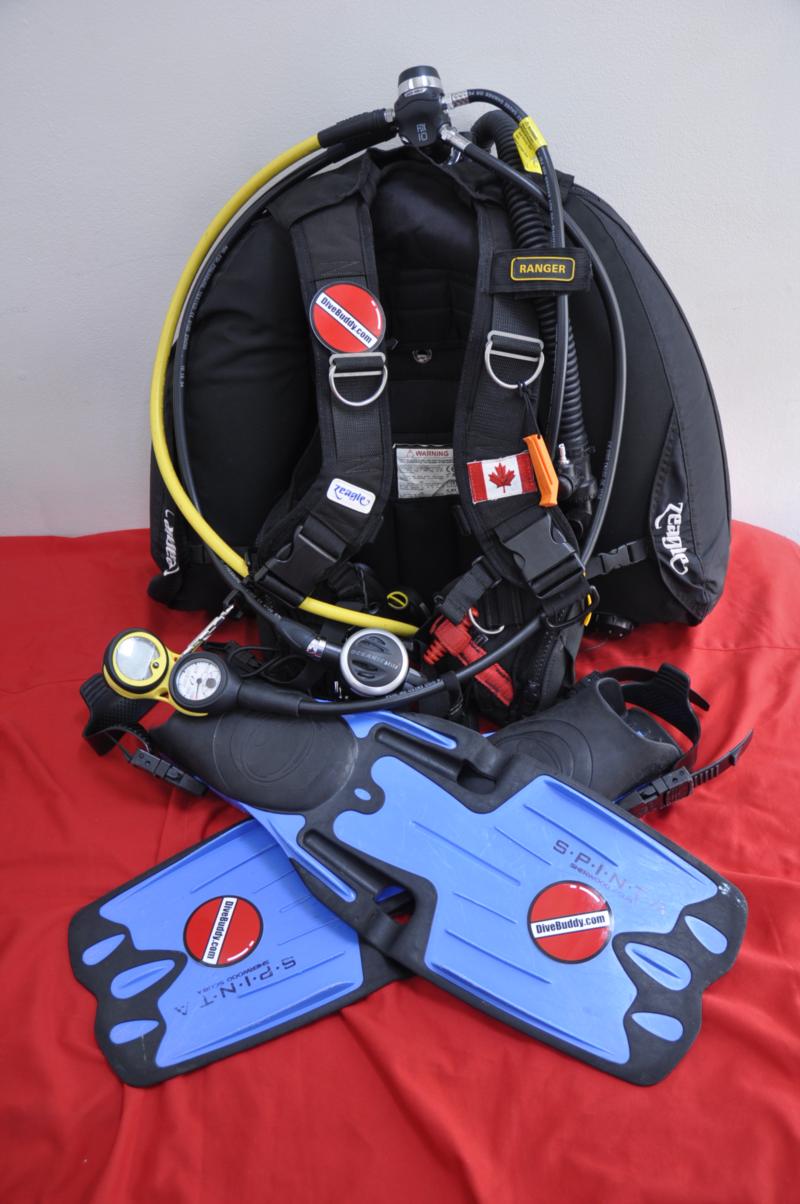 divebuddy sticker placment