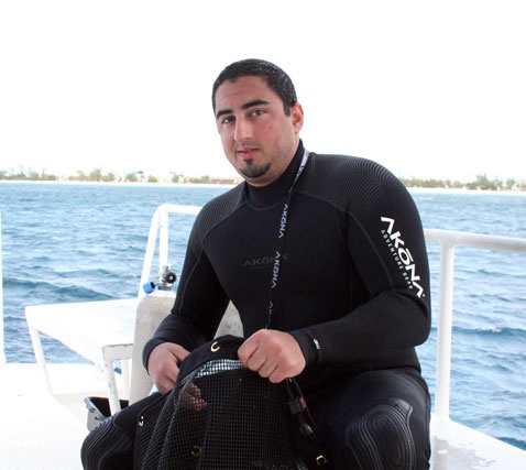 About to go on a dive