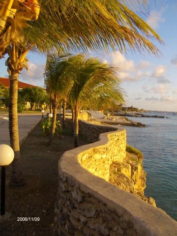 Sand Dollar sea wall, Bonaire