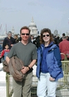 Jim and I in London 