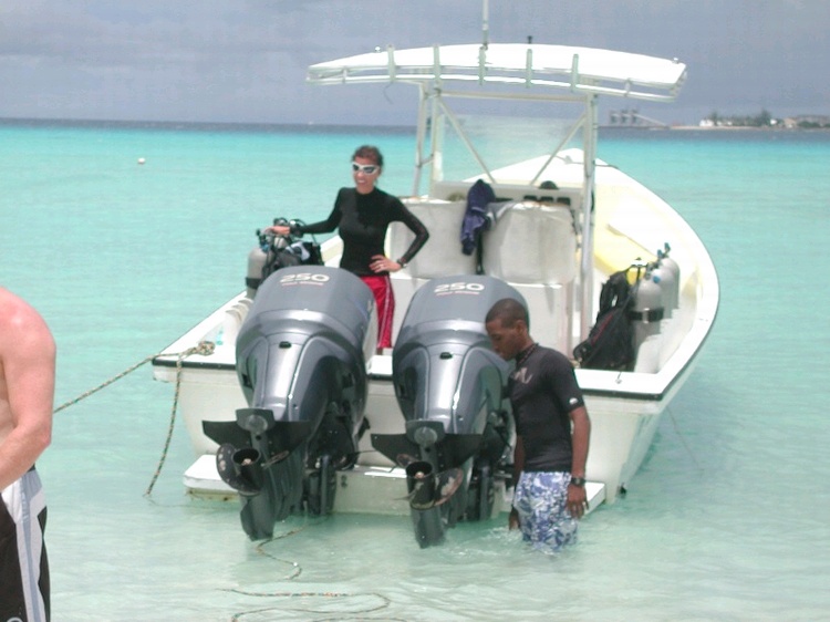 Diving with Shana & Mike 2007; we just came back from our 100ft dive!