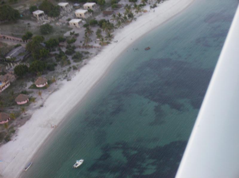 areal view of my little beach