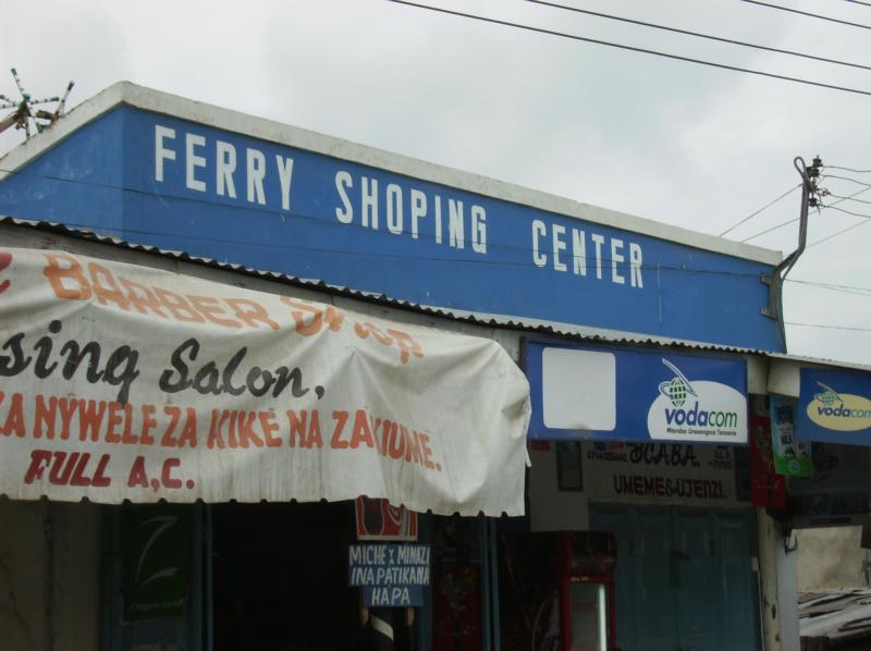 spelling at the ferry crossing in Dar