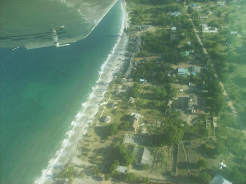 The beach from my House at kimbilio Lodge Kilwa tanzania