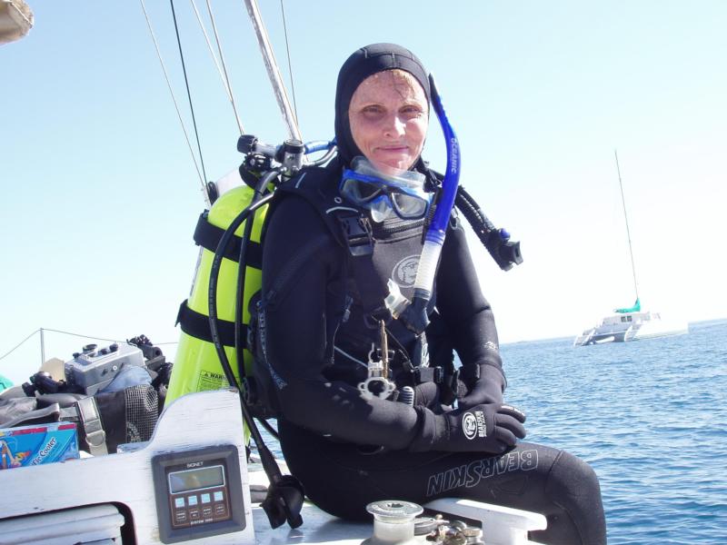 me on a sail/dive trip to Catalina