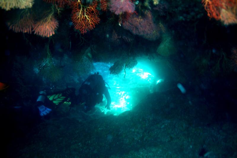 cool cave at Catalina sept 08