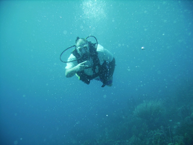 My dive buddy, Rick