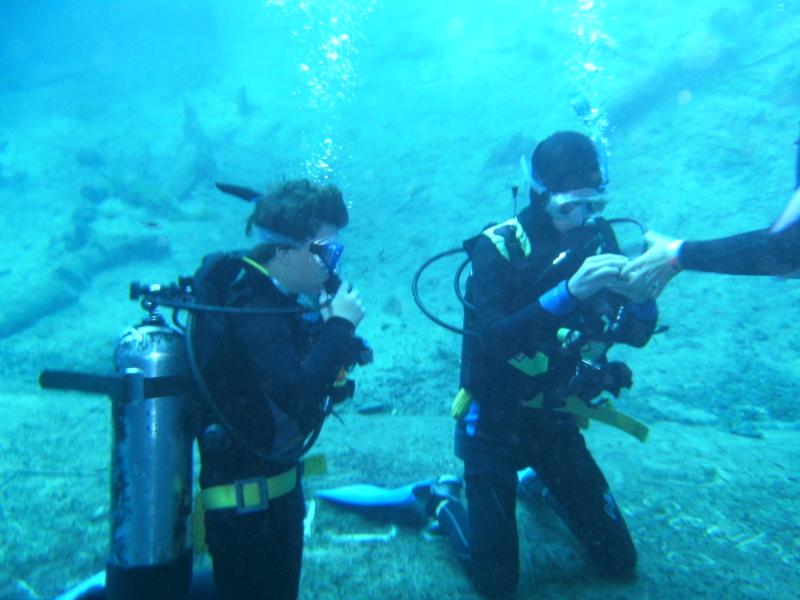 My sons @ Blue Grotto