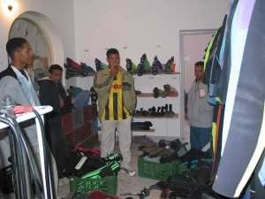 Setting up the gear