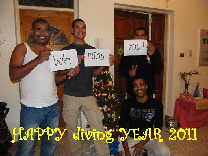 HAPPY diving YEAR 2011