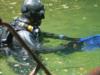 Getting ready for a dive at Hydes Quarry