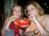 desertdiver and Jennifer sharing a margarita on the riverwalk