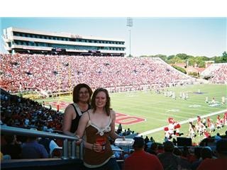 the ladies at the Football game