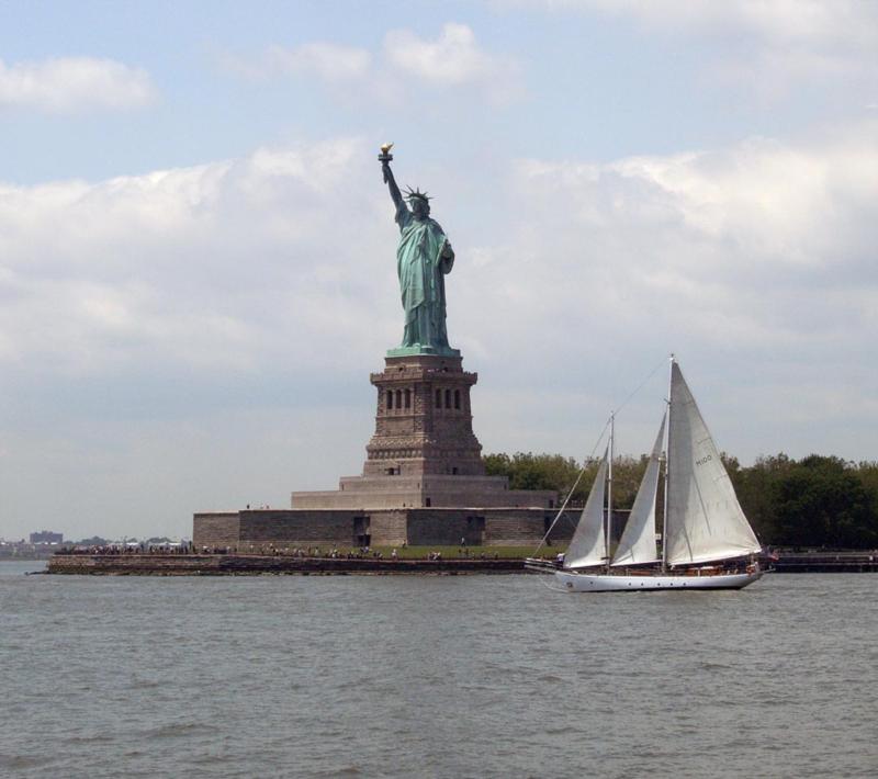 Lady Liberty, from M/V Dauntless on Hudson River NYC