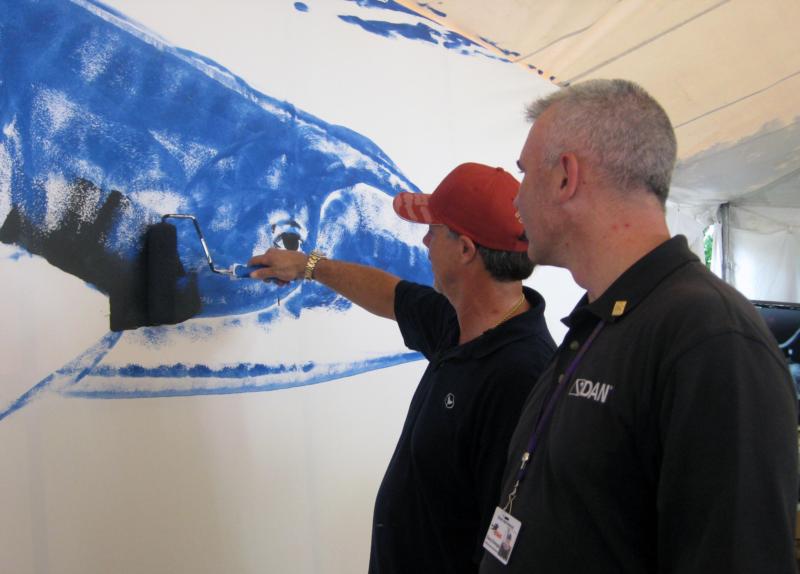 Wyland and Danny at BSA 2010