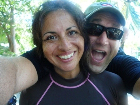 with my instructor, Anthony